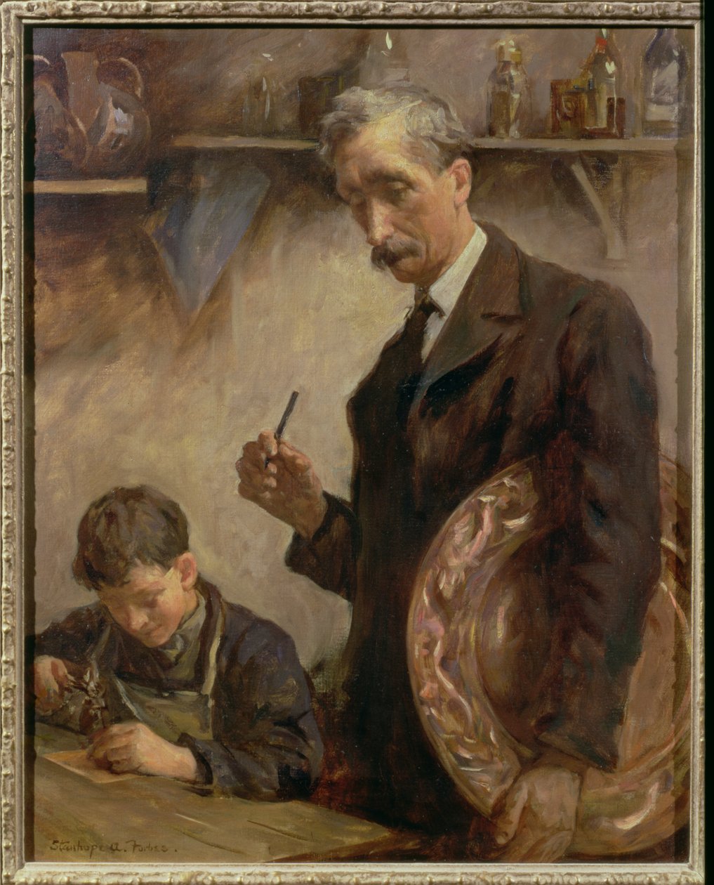 Young Apprentice, Newlyn Copperworks av Stanhope Alexander Forbes