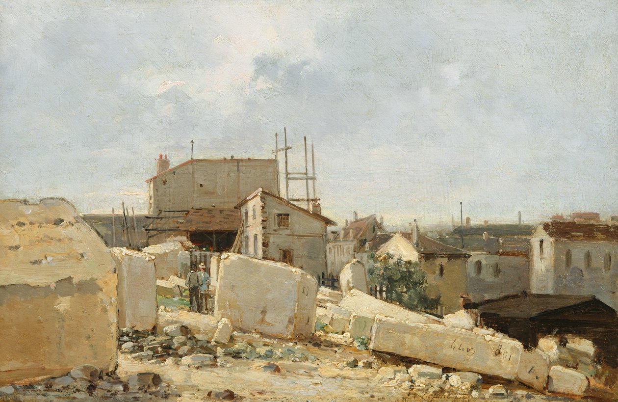 Jordarbeid i Caen av Stanislas Victor Edouard Lepine