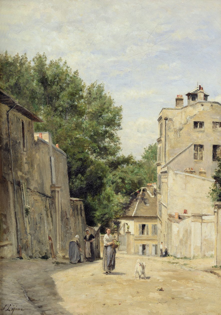 Saint-Vincent Street, Montmartre av Stanislas Victor Edouard Lepine