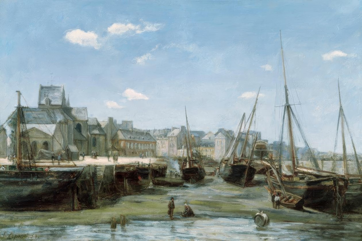 Havn ved lavvann av Stanislas Lepine