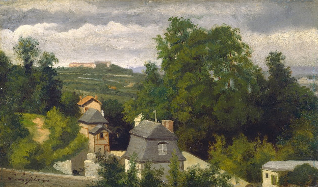 Utsikt i utkanten av Caen, 18721875. av Stanislas Lepine