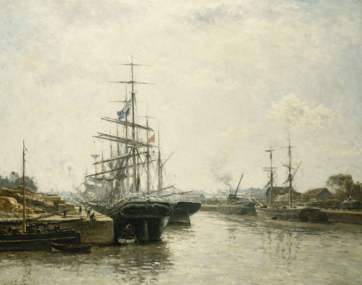 Caen-bassenget, 1887 av Stanislas Victor Edouard Lepine
