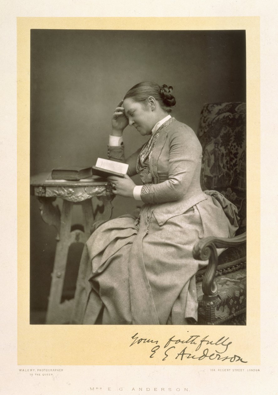 Elizabeth Garrett Anderson (1836-1917), banebrytende lege av Stanislaus Walery