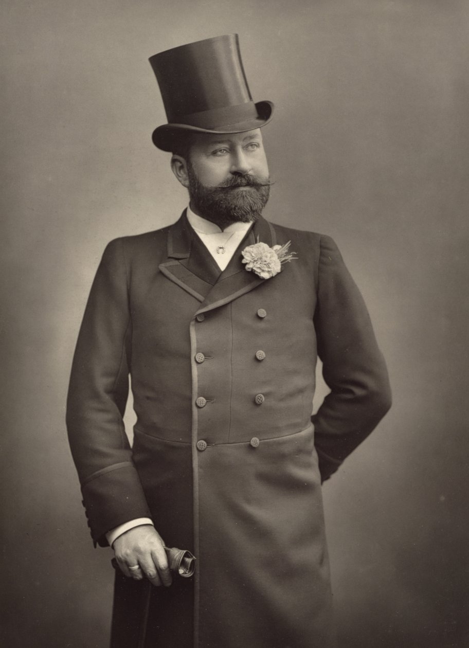 George Robert Sims (1847-1922), journalist og dramatiker, portrettfotografi av Stanislaus Walery