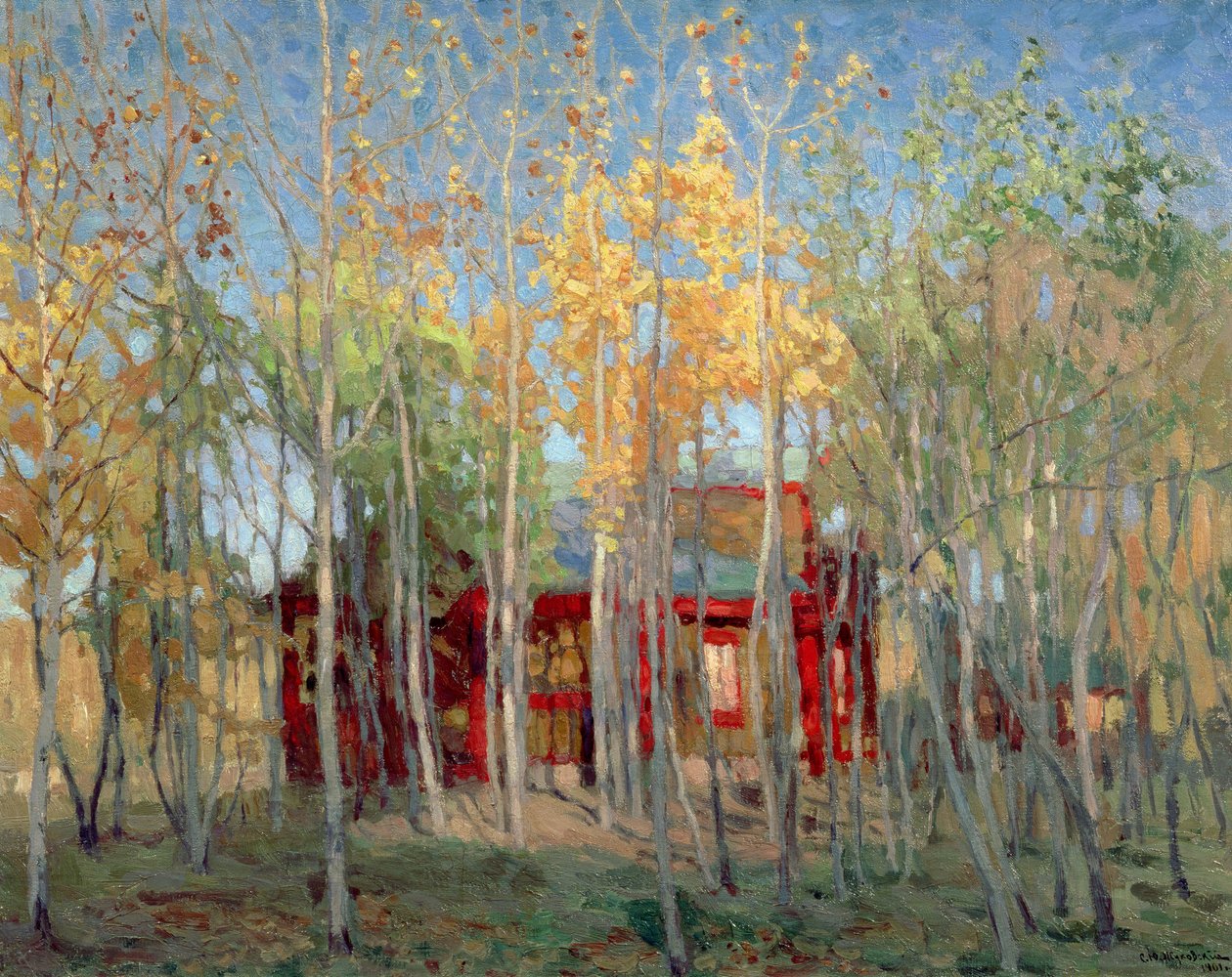 Gylden høst, 1901 av Stanislav Joulianovitch Joukovski