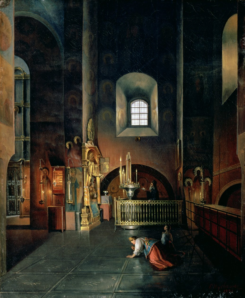 I en kirke, 1851 av Stanislav Joulianovitch Joukovski