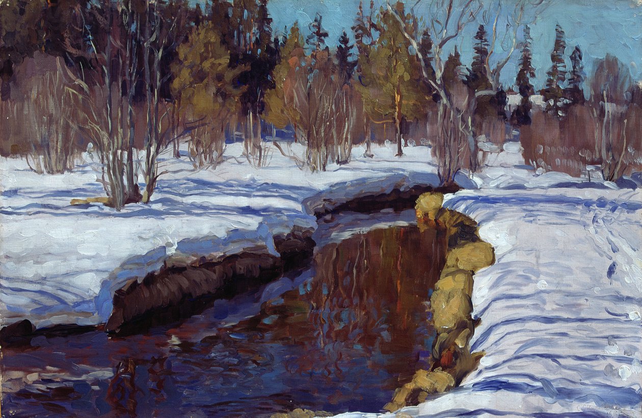 Vinter, 1910 av Stanislav Julianovic Zukovskij