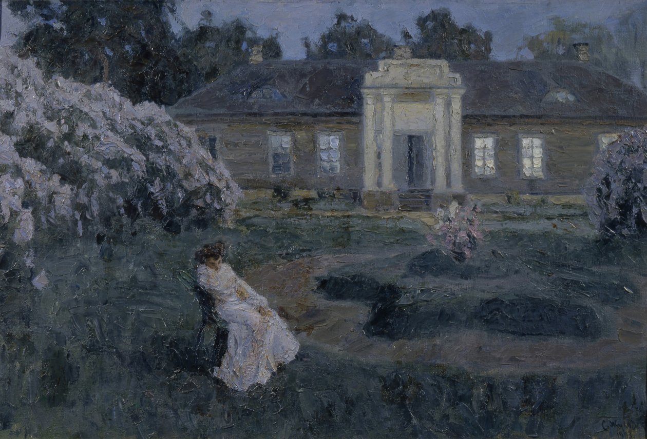 Hvit natt, 1903 av Stanislav Julianovic Zukovskij