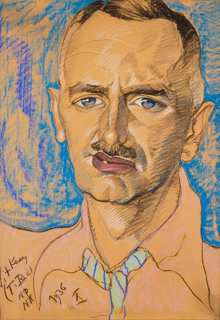Portrett av Mieczysław Gajewicz av Stanislaw Ignacy Witkiewicz