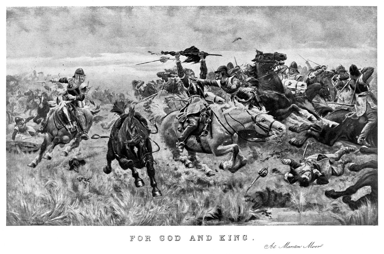 For God and King, på Marston Moor, 1644, 1893. av Stanley Berkeley