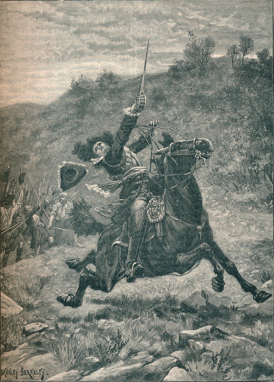 Siste anklage mot Viscount Dundee i slaget ved Killiecrankie, Skottland, 1689 1905 av Stanley Berkeley
