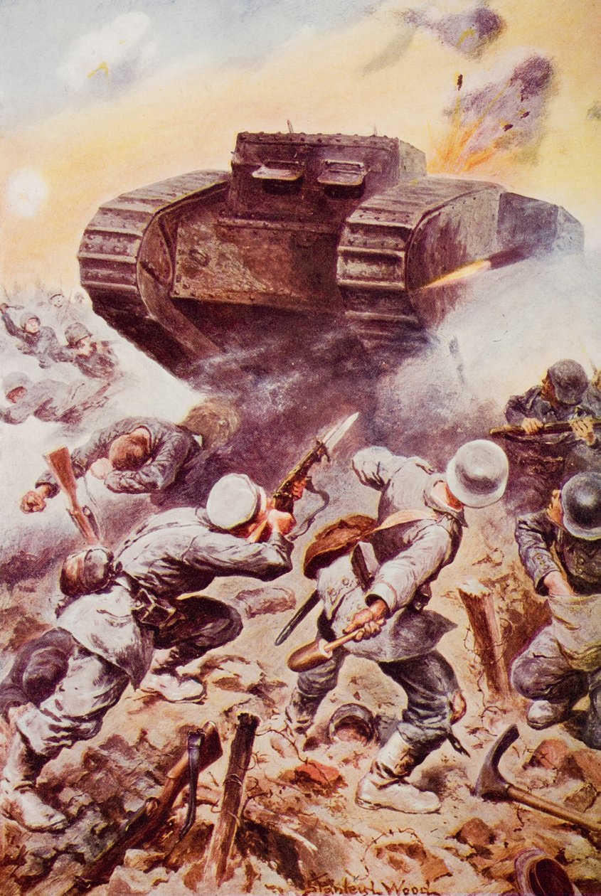 Tanks in Action, illustrasjon fra 