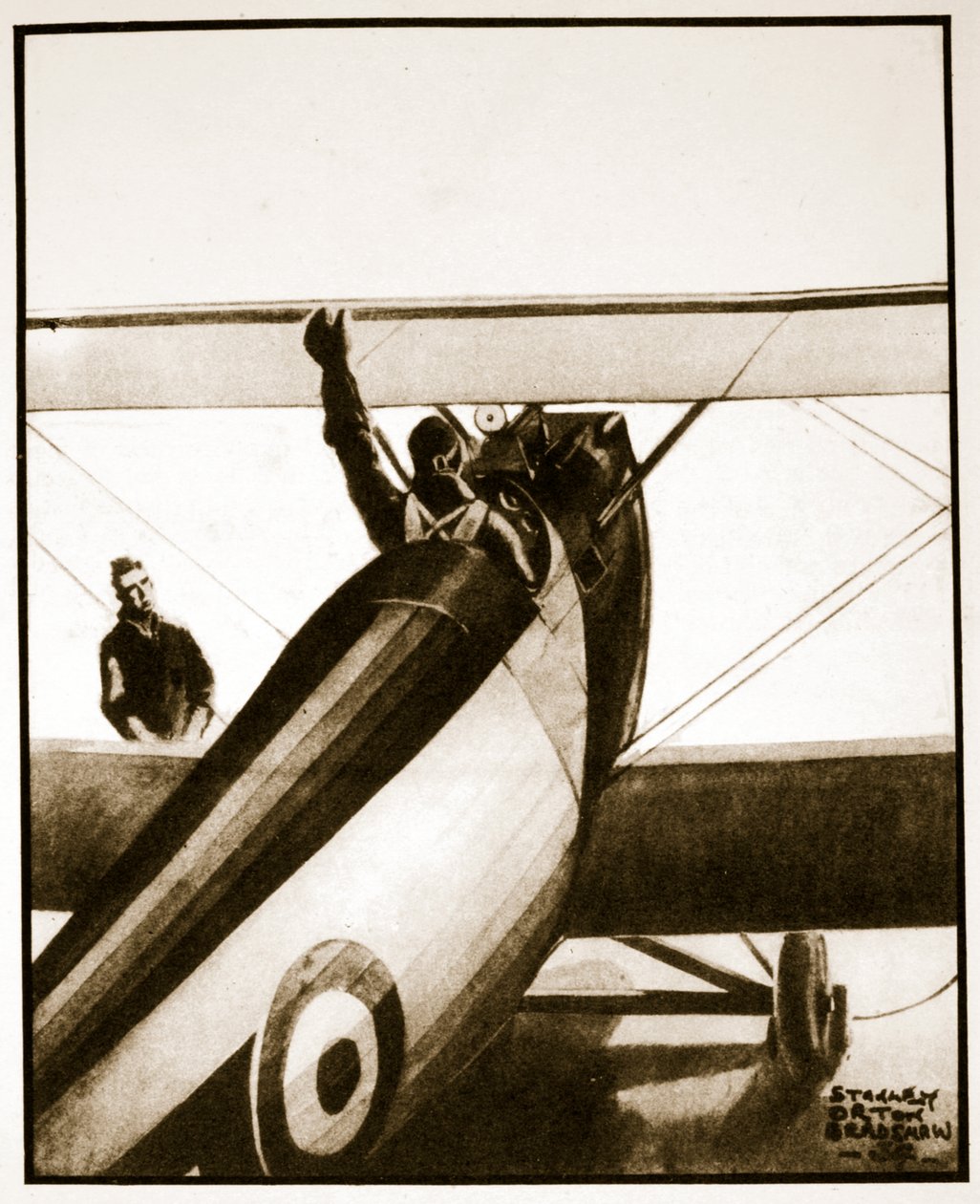 Chocks away, illustrasjon fra 