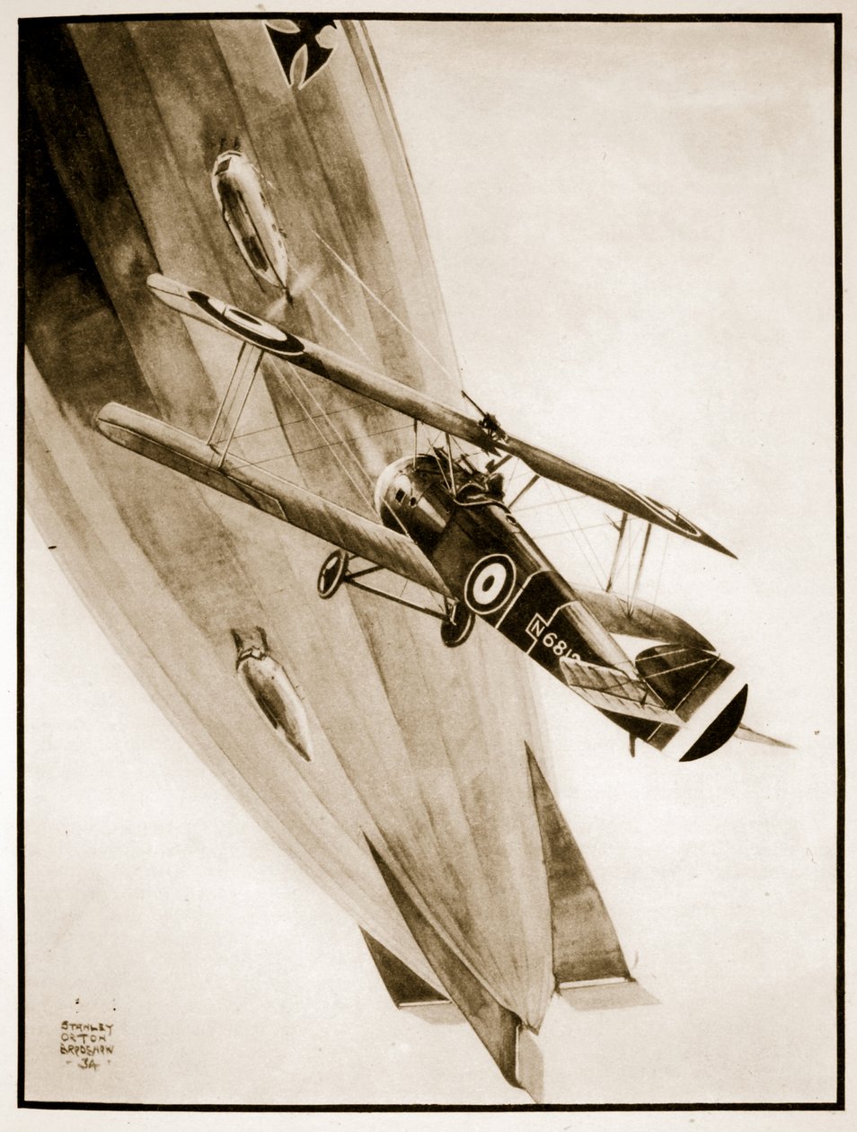 L.T. Culley Gets His Zeppelin, illustrasjon fra 