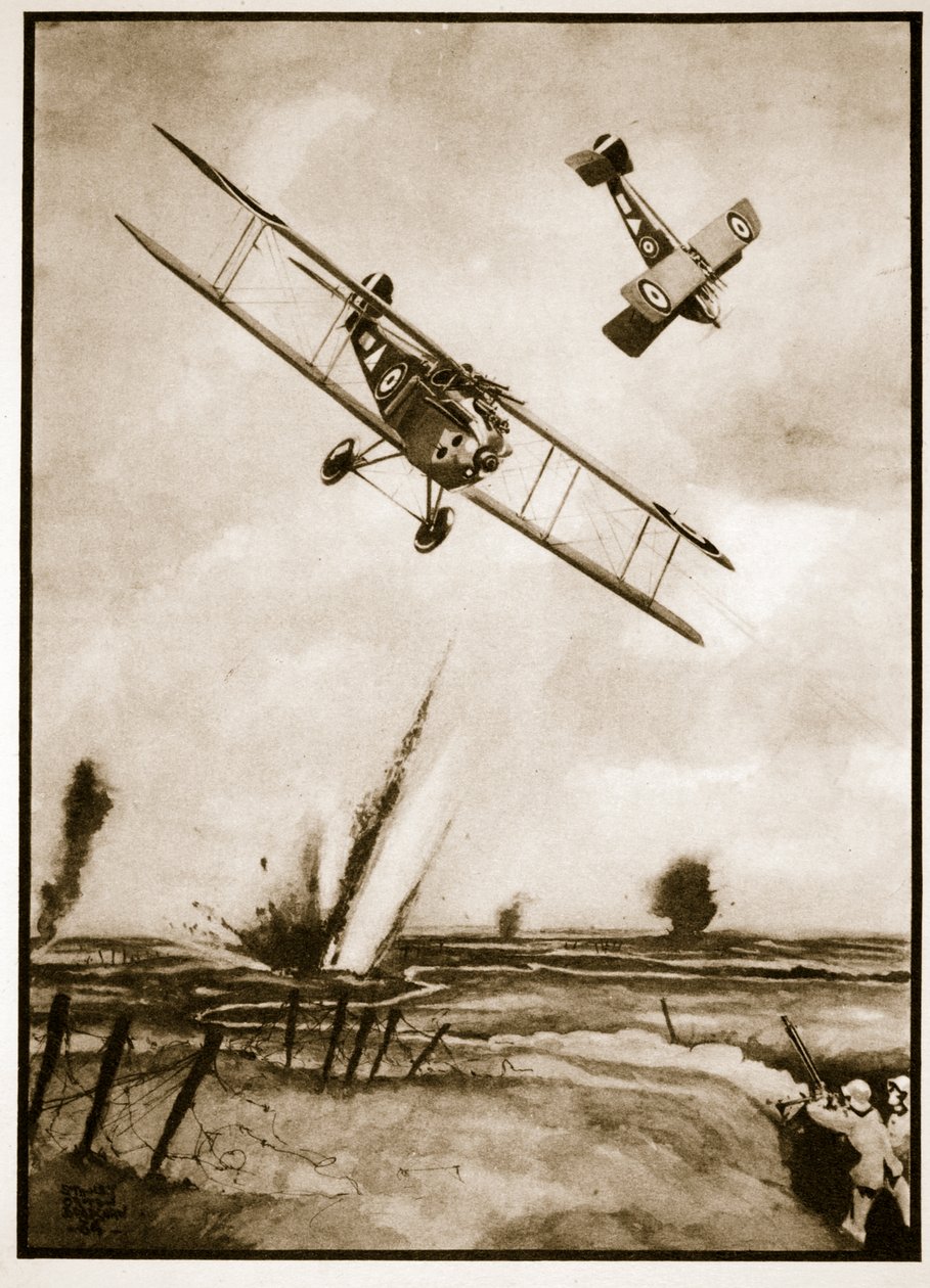 Trench Strafing, illustrasjon fra 