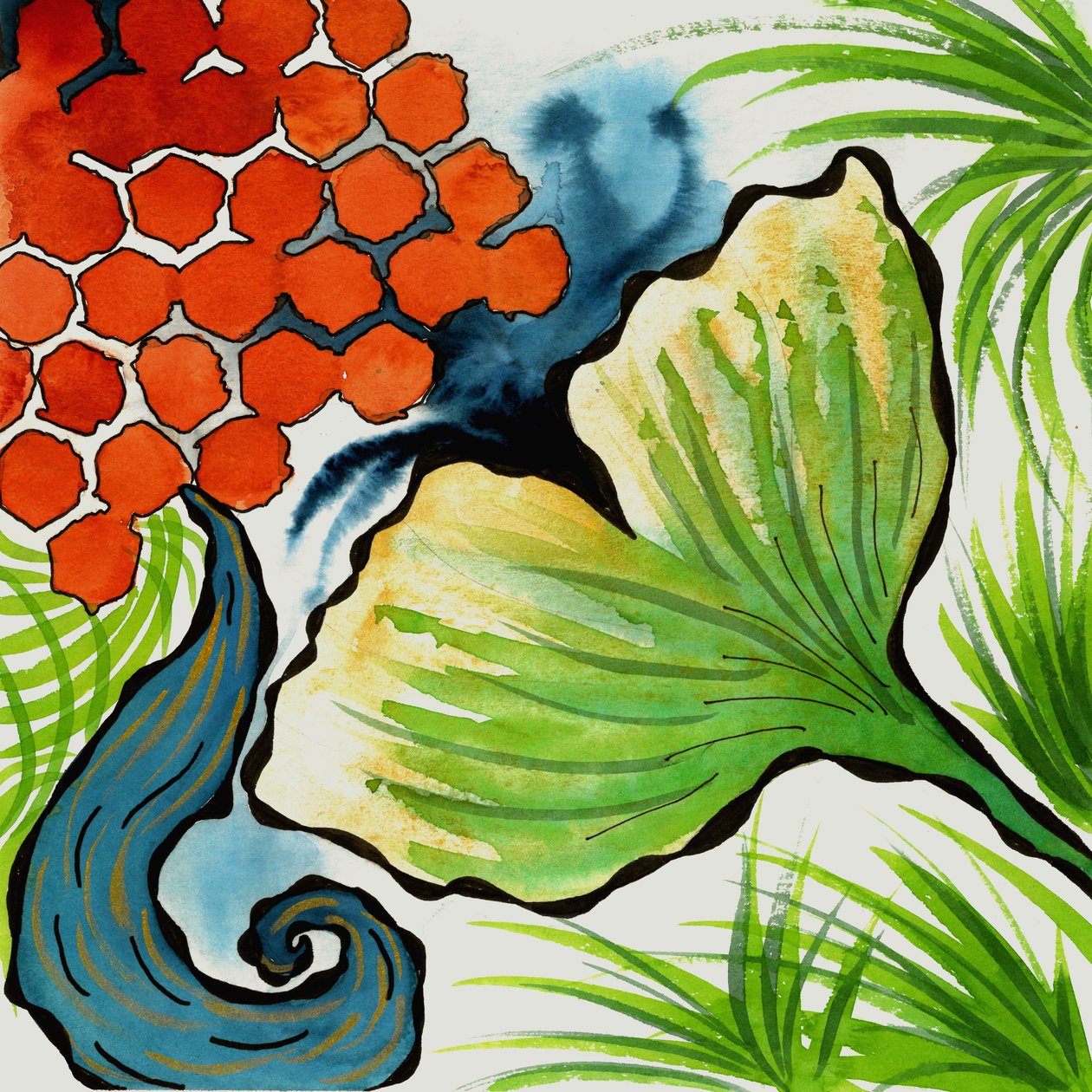 Ginkgo av Steegs Art Karin