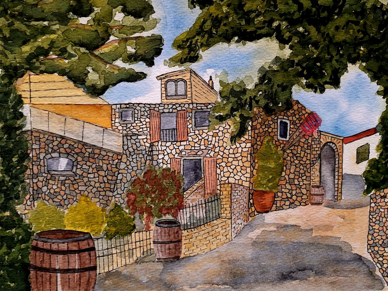 Toscana - Panzano Chianti av Steegs Art Karin