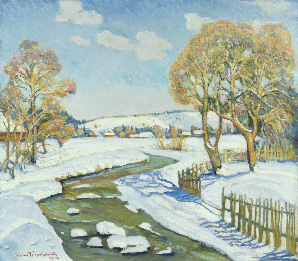 Solskinnsdag i Poronin, 1917 av Stefan Filipowicz