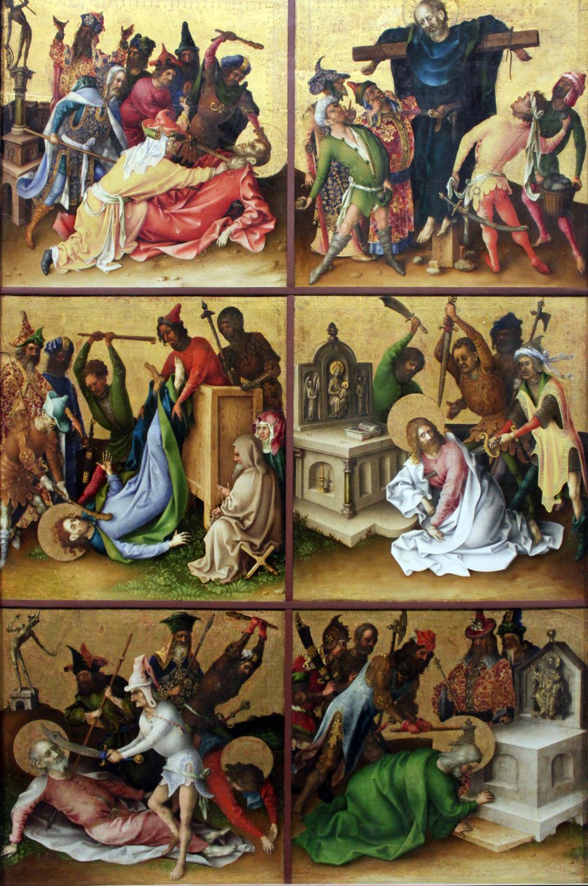 Apostelenes martyrium av Stefan Lochner