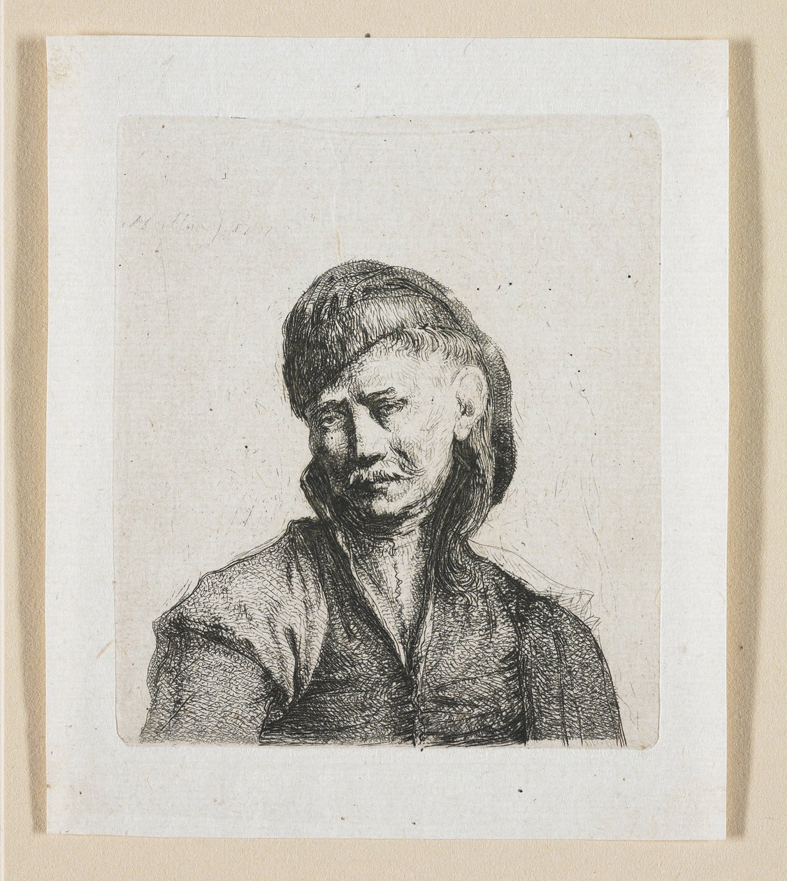 Byste av en kosakk av Stefan Juliusz Norblin de la Gourdaine
