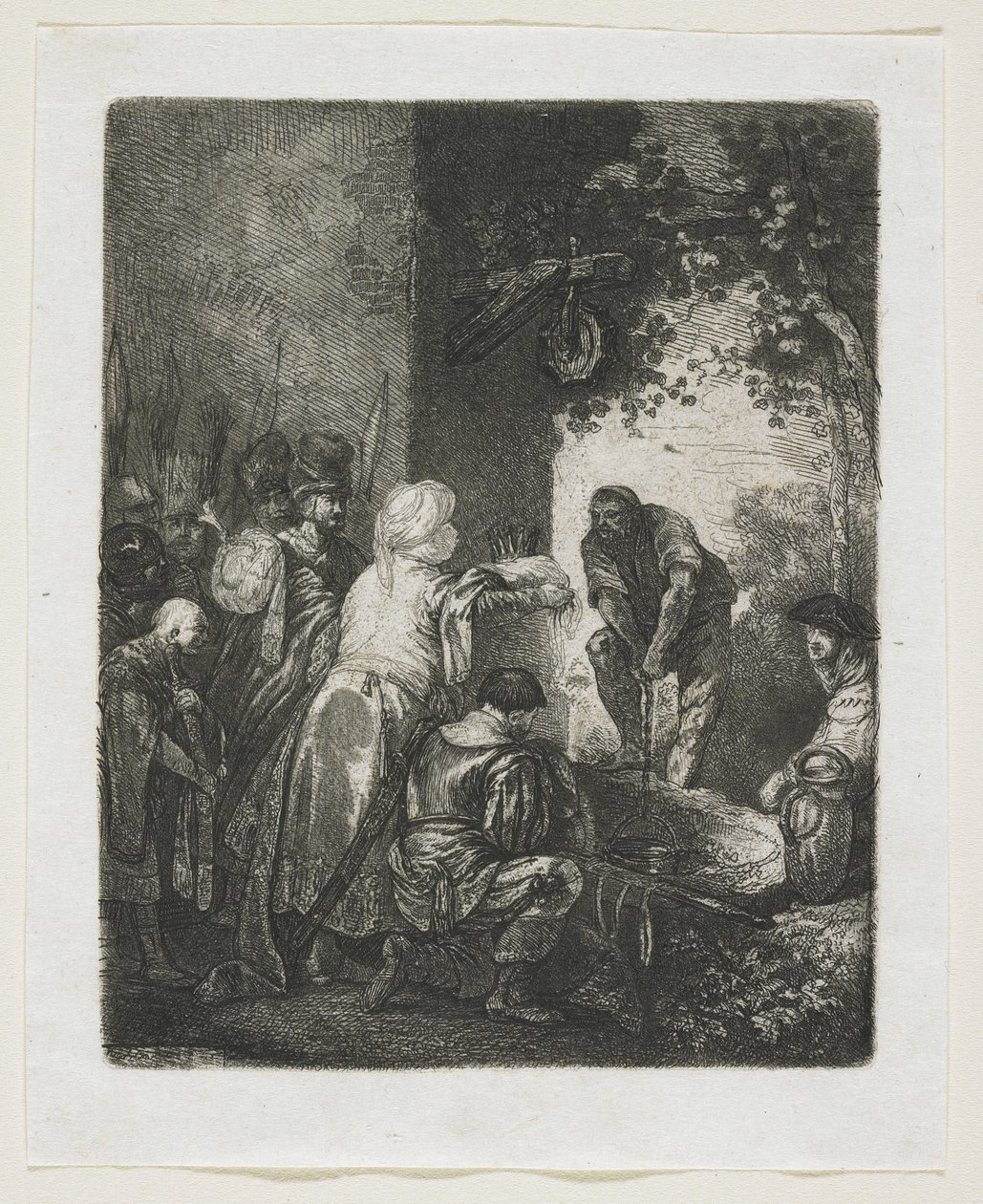 Den første piast (polsk konge) av Stefan Juliusz Norblin de la Gourdaine
