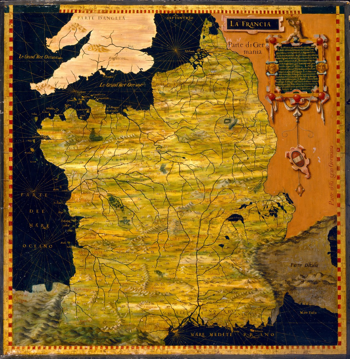 Frankrike av Stefano Bonsignori 1589
