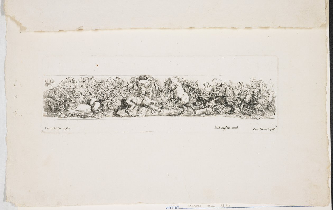 Plate 11 av Stefano della Bella