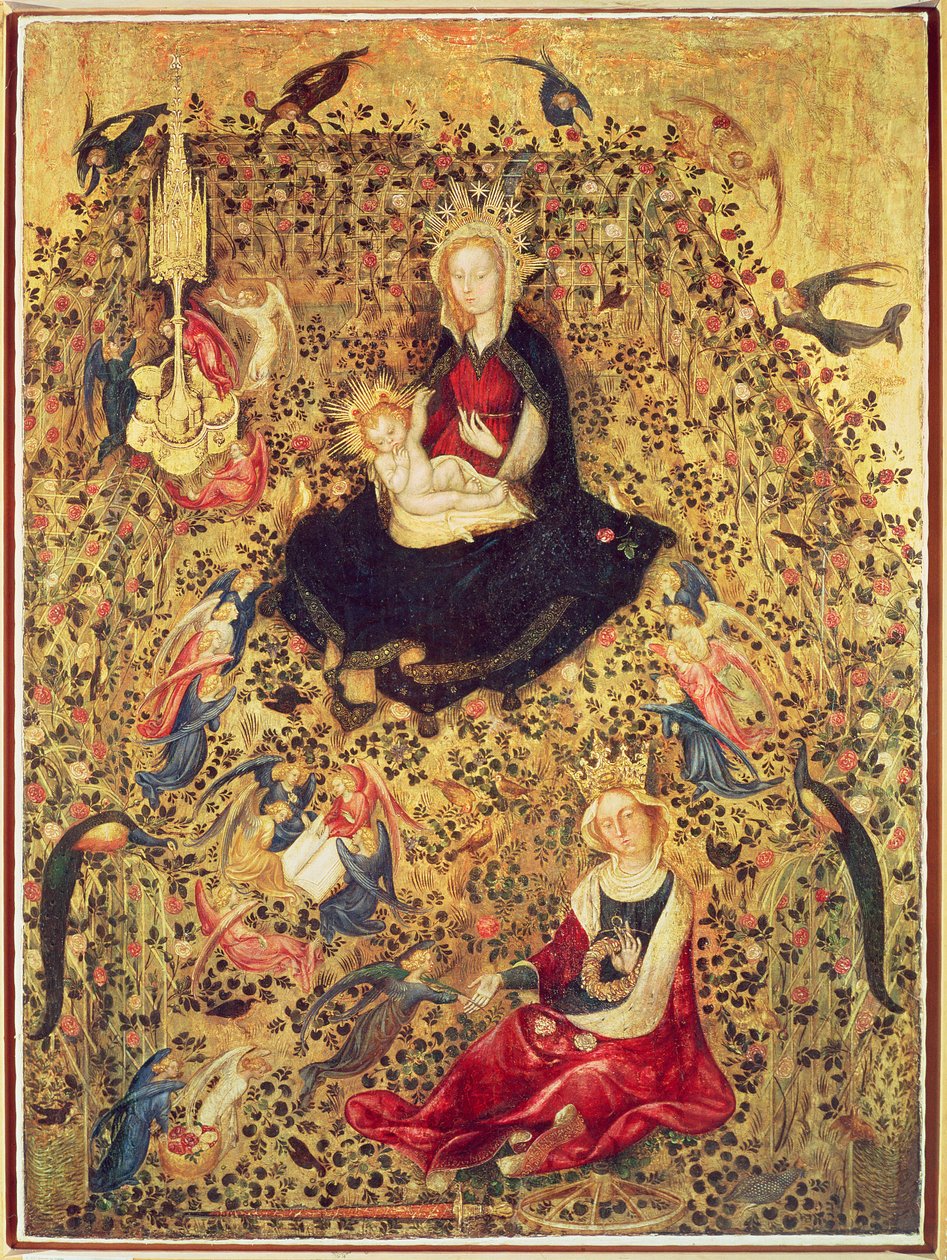 Madonna med en rosebusk av Stefano di Giovanni da Verona