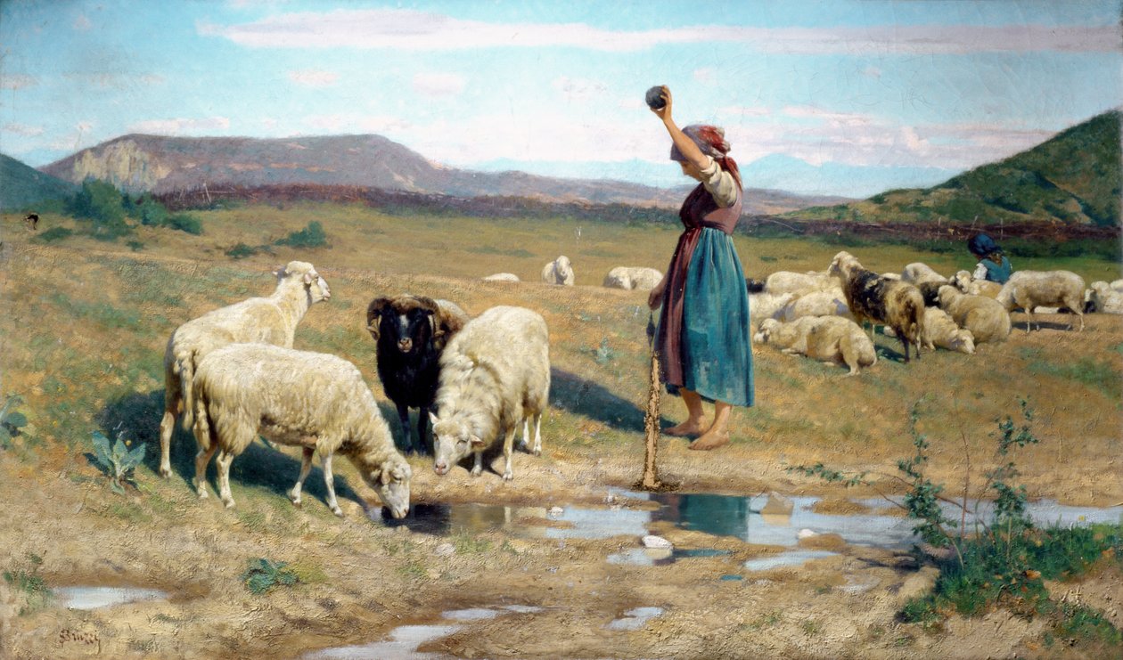Gjeterinnen av Stefano Bruzzi