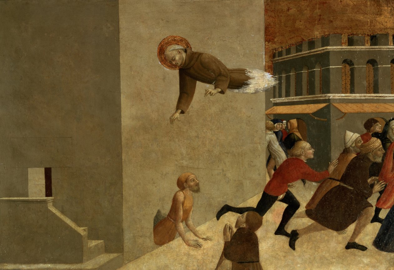 Den salige Ranieri Rasini leverer de fattige fra fengselet i Firenze, predellapanel av polyptiken til San Francesco de Borgo San Sepolcro, 1437-44 (se også 95743) av Stefano Sassetta
