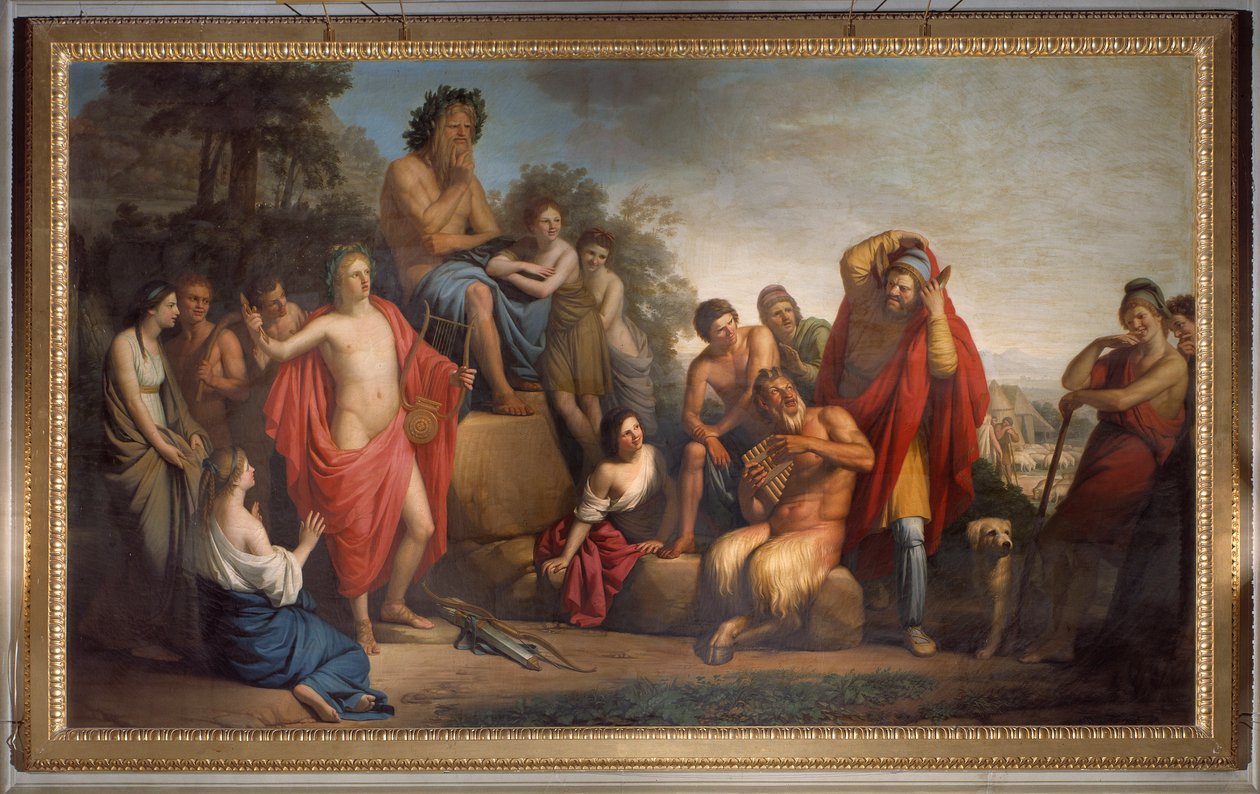 Mytologiske guddommer. Fresco av Stefano Tofanelli
