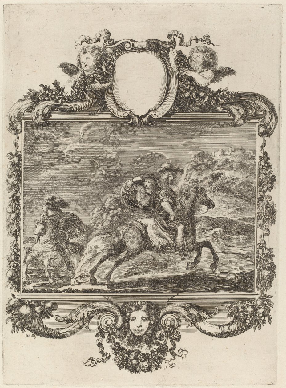 Clovis og Clotilda av Stefano della Bella