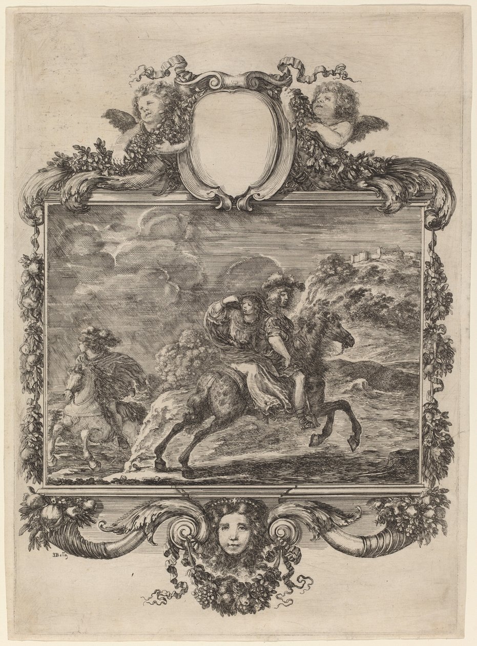 Clovis og Clotilda av Stefano della Bella