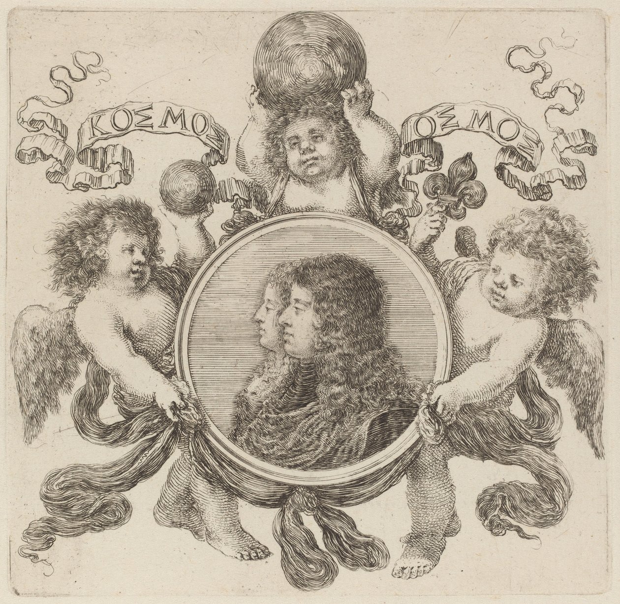 Cosimo de Medici, prins av Toscana og Marguerite Louise d