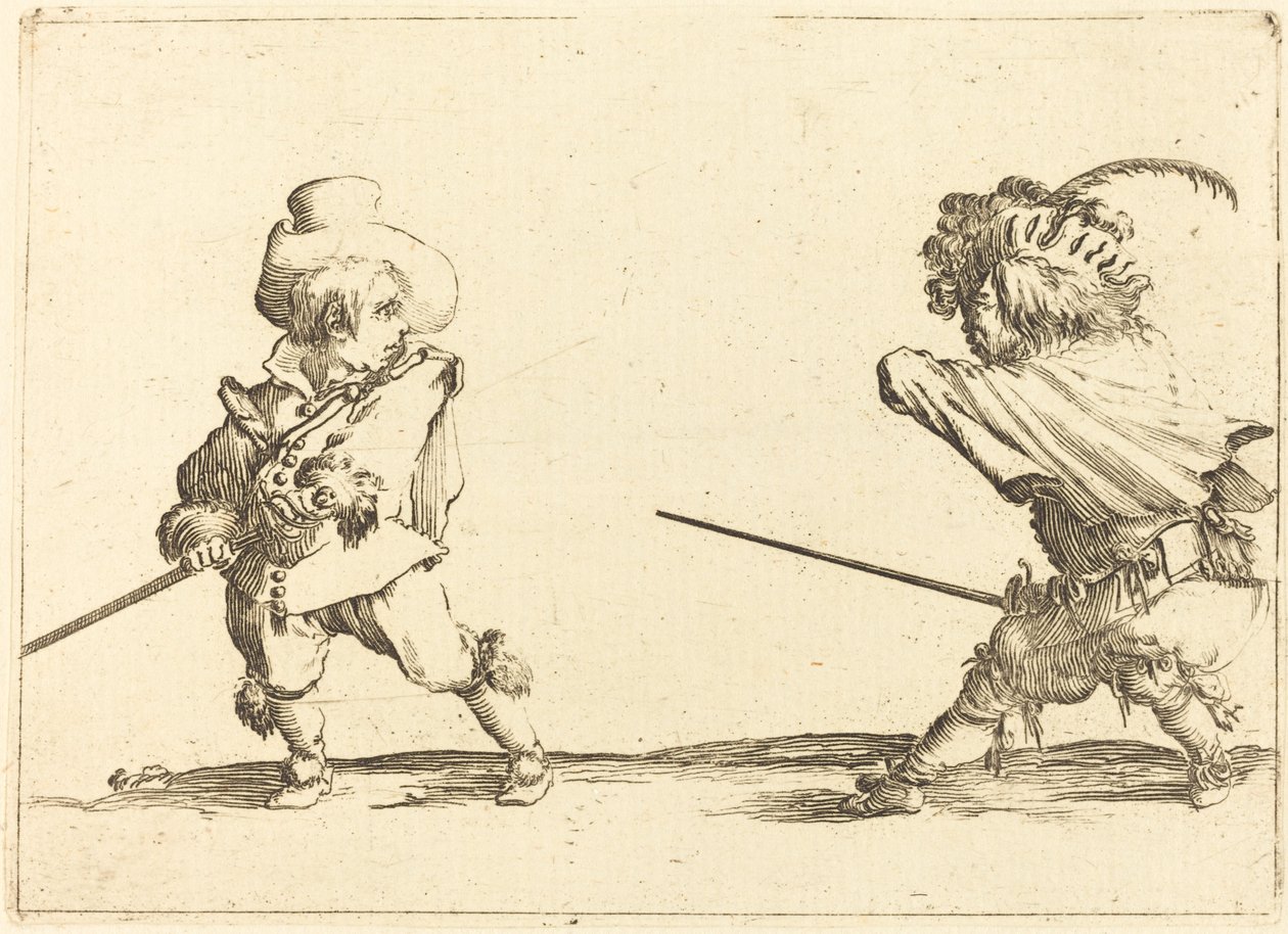 Duell av to dverger av Stefano della Bella