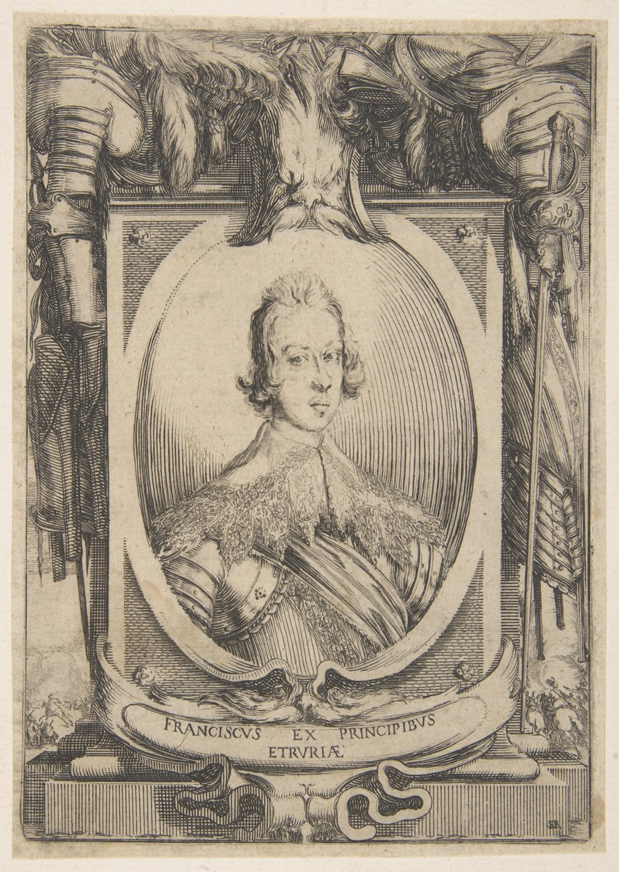 Francesco de Medici, prins av Toscana, ca. 1634. av Stefano della Bella