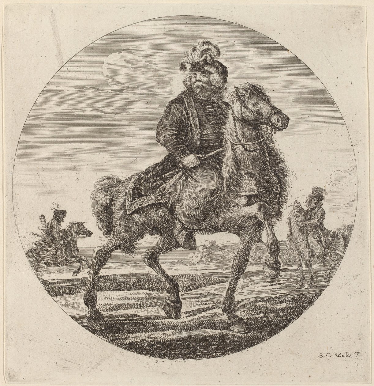 Ungarsk kavaler. av Stefano della Bella