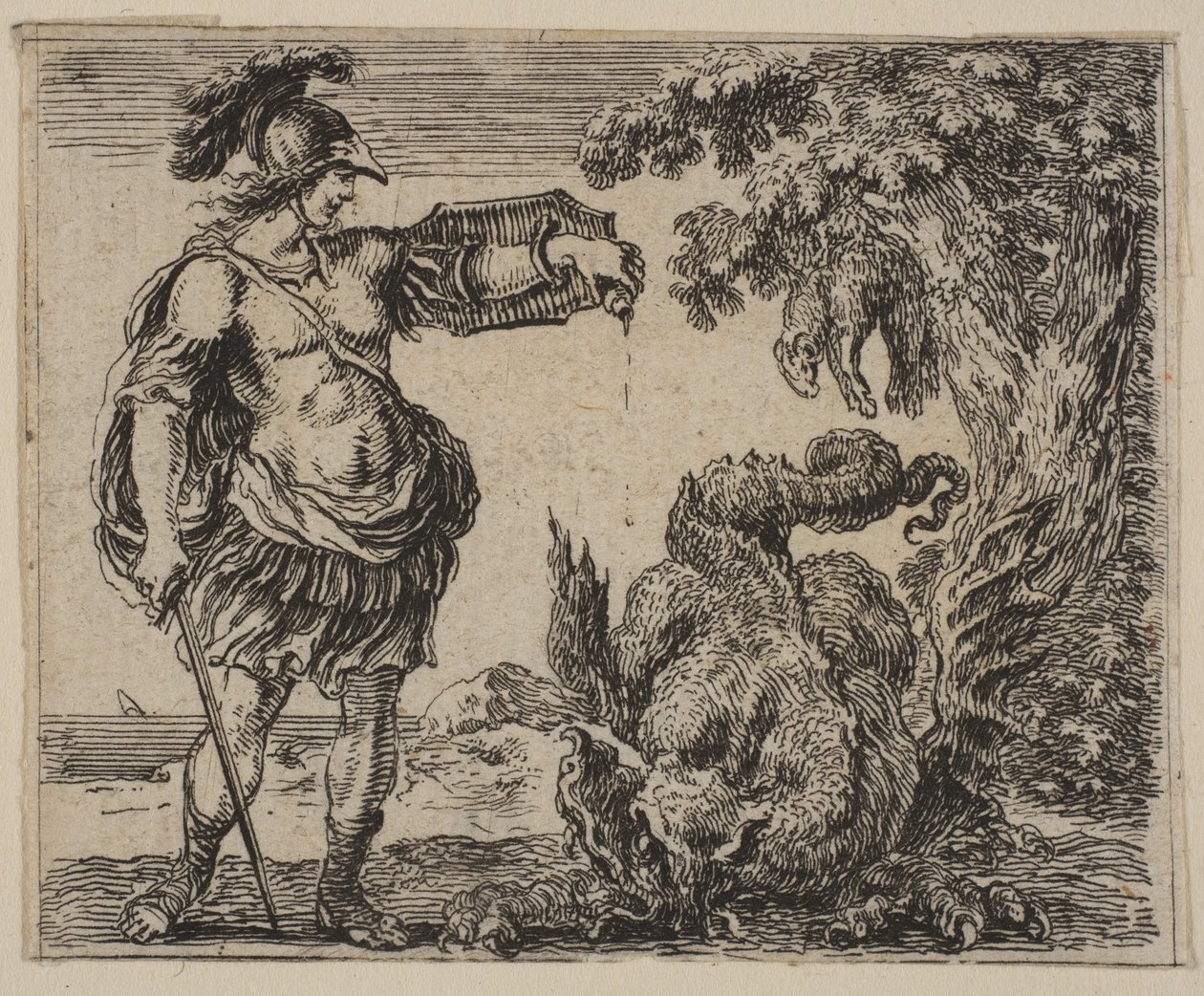Jason, fra Game of Mythology Game of Mythology, 1644. av Stefano della Bella