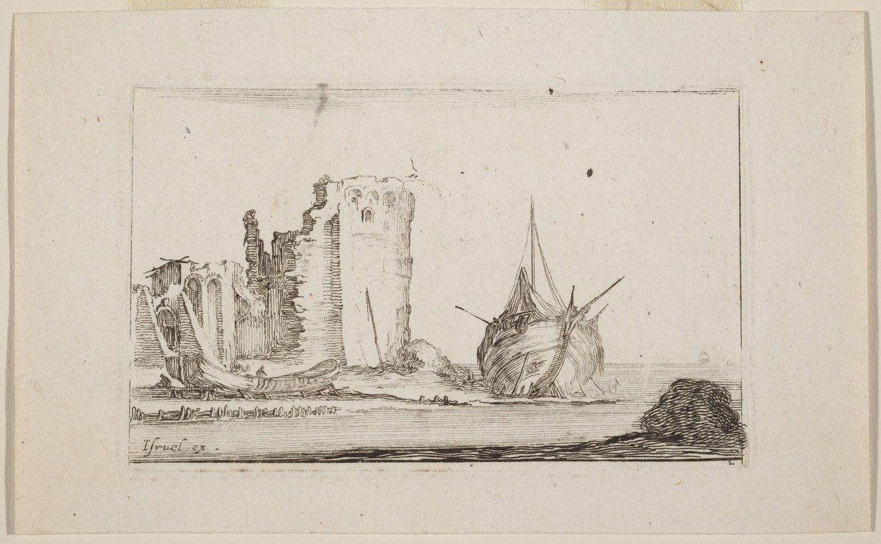 Marinemaleri av Stefano della Bella
