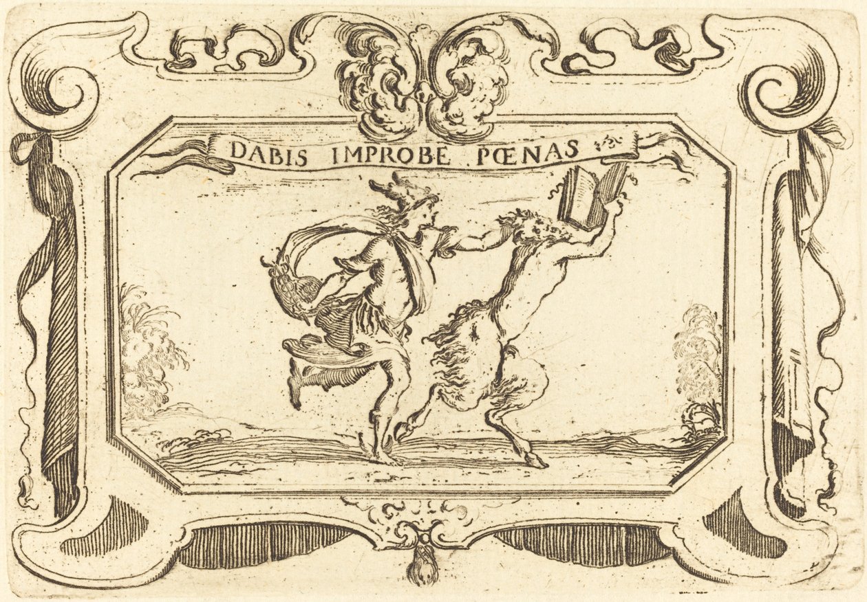 Mercury Chasing a Satyr holder en bok. av Stefano della Bella
