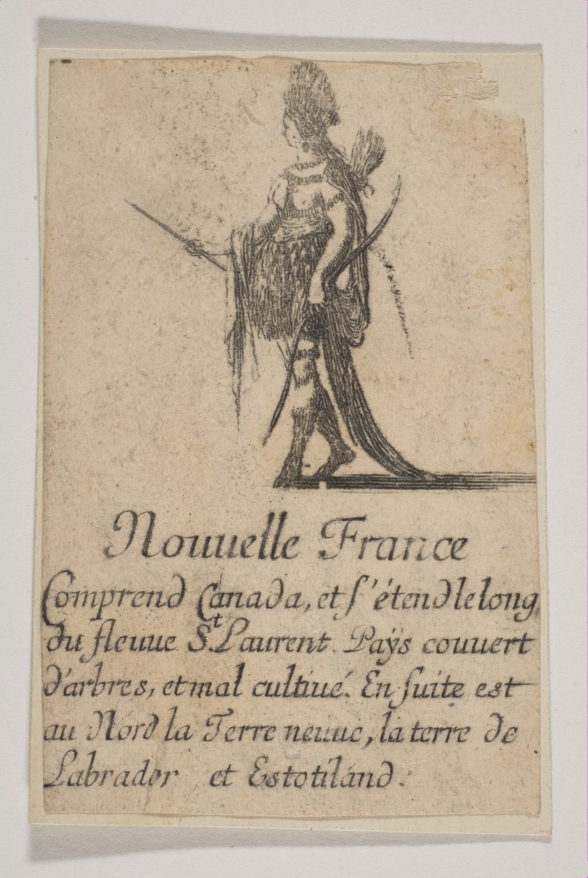 Nye Frankrike, 1644. av Stefano della Bella