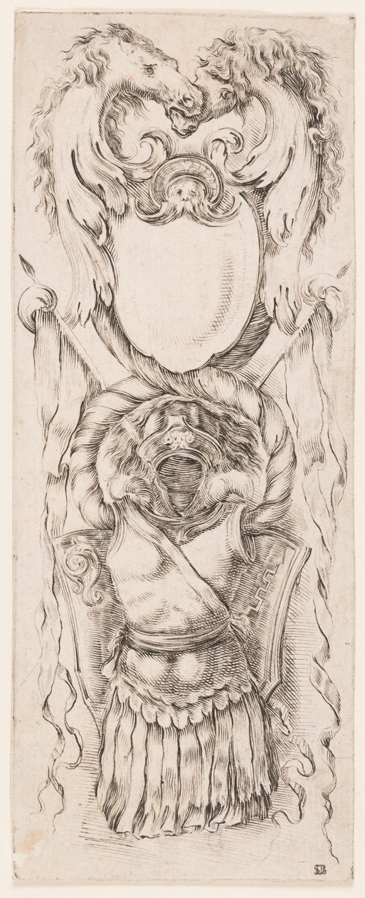 Ornamenter eller grotesker (grotesk ornament) av Stefano della Bella