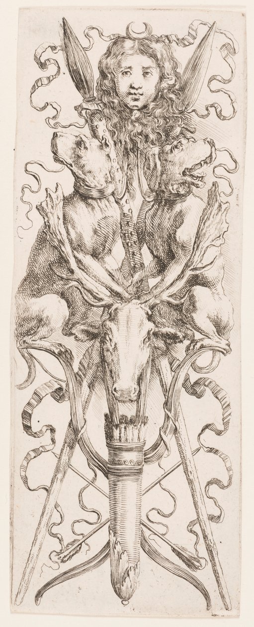 Ornamenter eller grotesker (grotesk ornament) av Stefano della Bella
