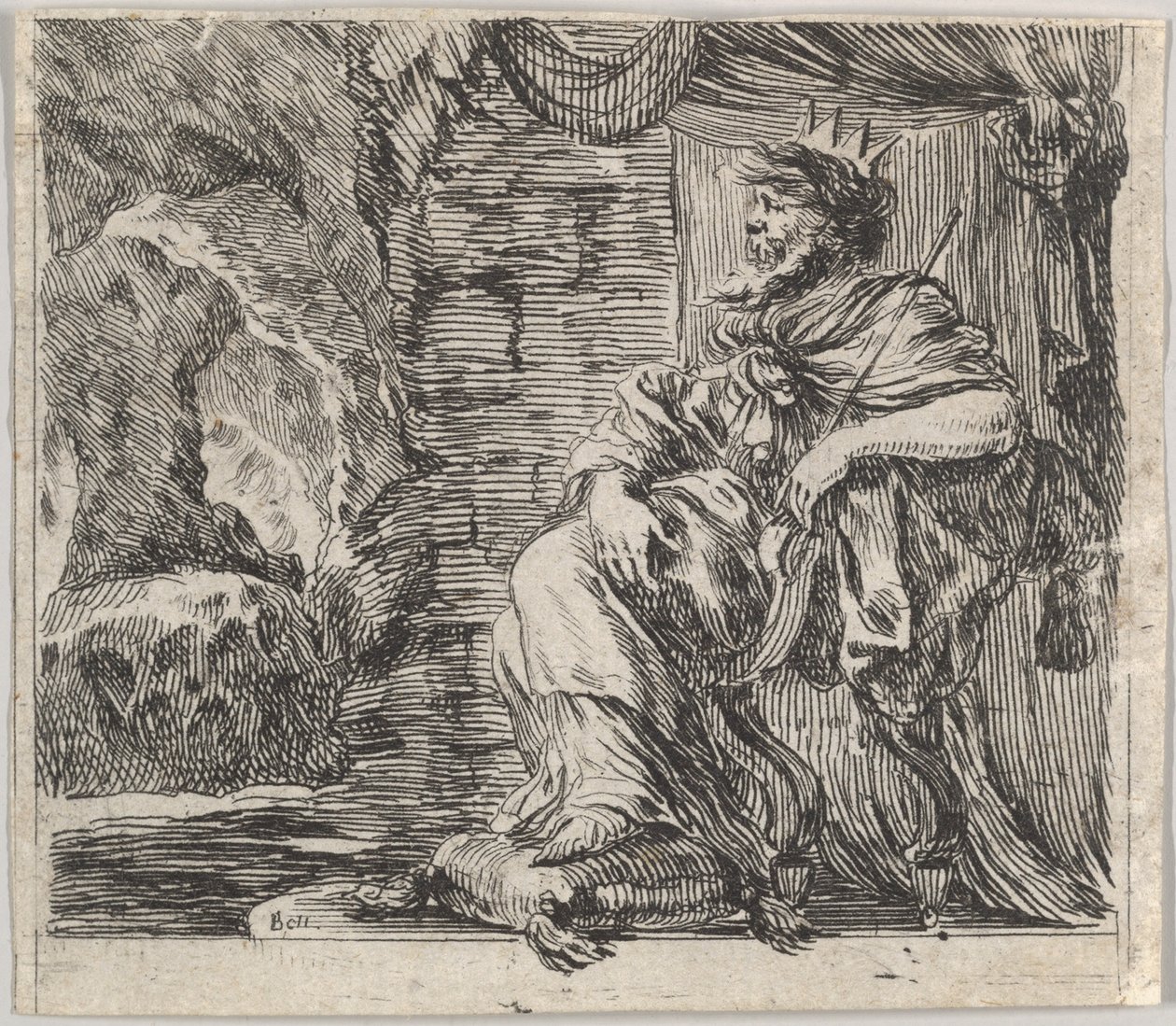 Pluto, fra Game of Mythology Game of Mythology, 1644. av Stefano della Bella