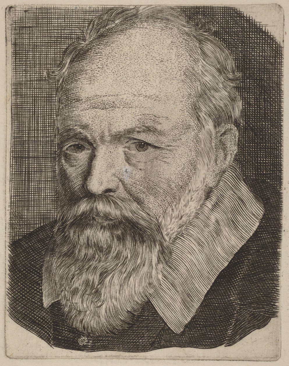 Portrett av en mann av Stefano della Bella