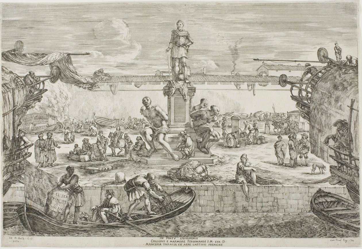 Statue av Ferdinand I, storhertug av Toscana av Stefano della Bella