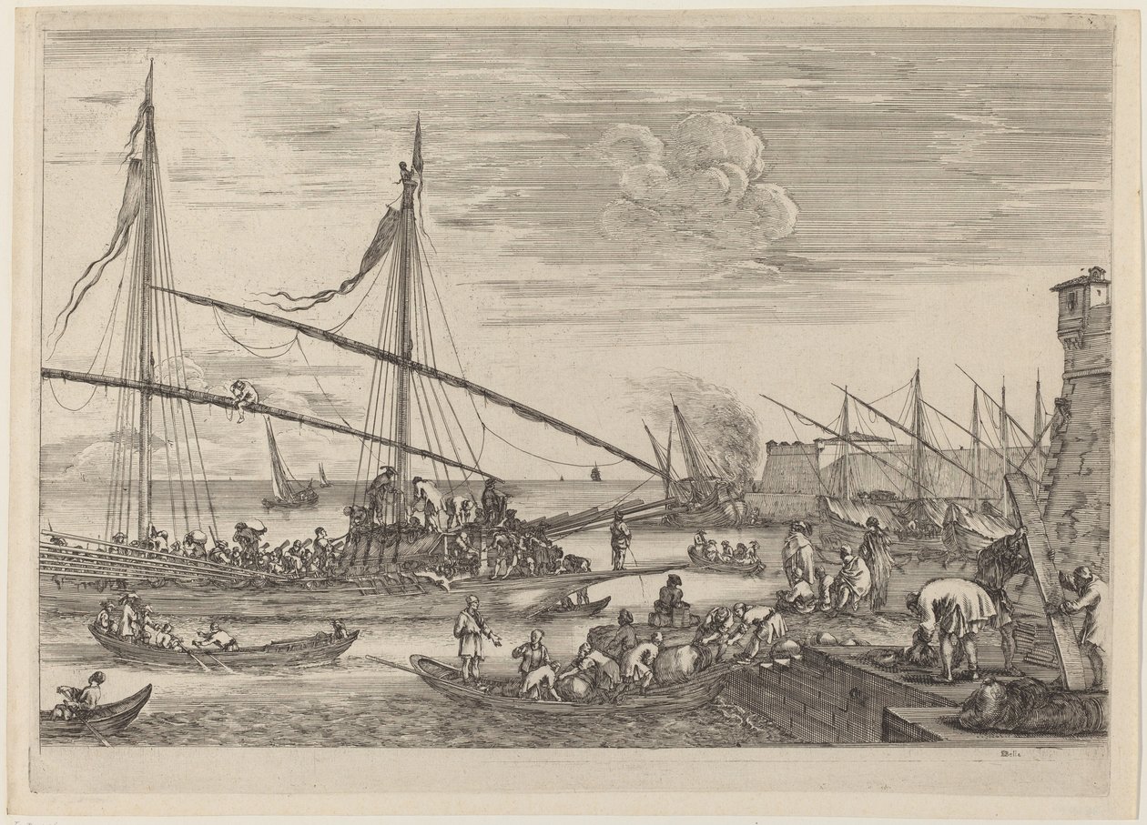 Festningsverkene i Livorno av Stefano della Bella