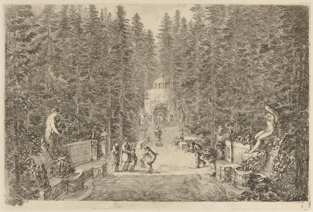 Vannspruten, sannsynligvis 1653. av Stefano della Bella