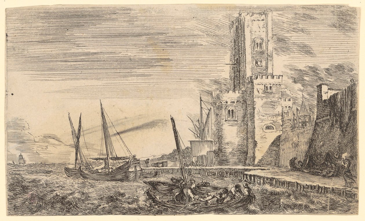 Tårnet i Calais av Stefano della Bella