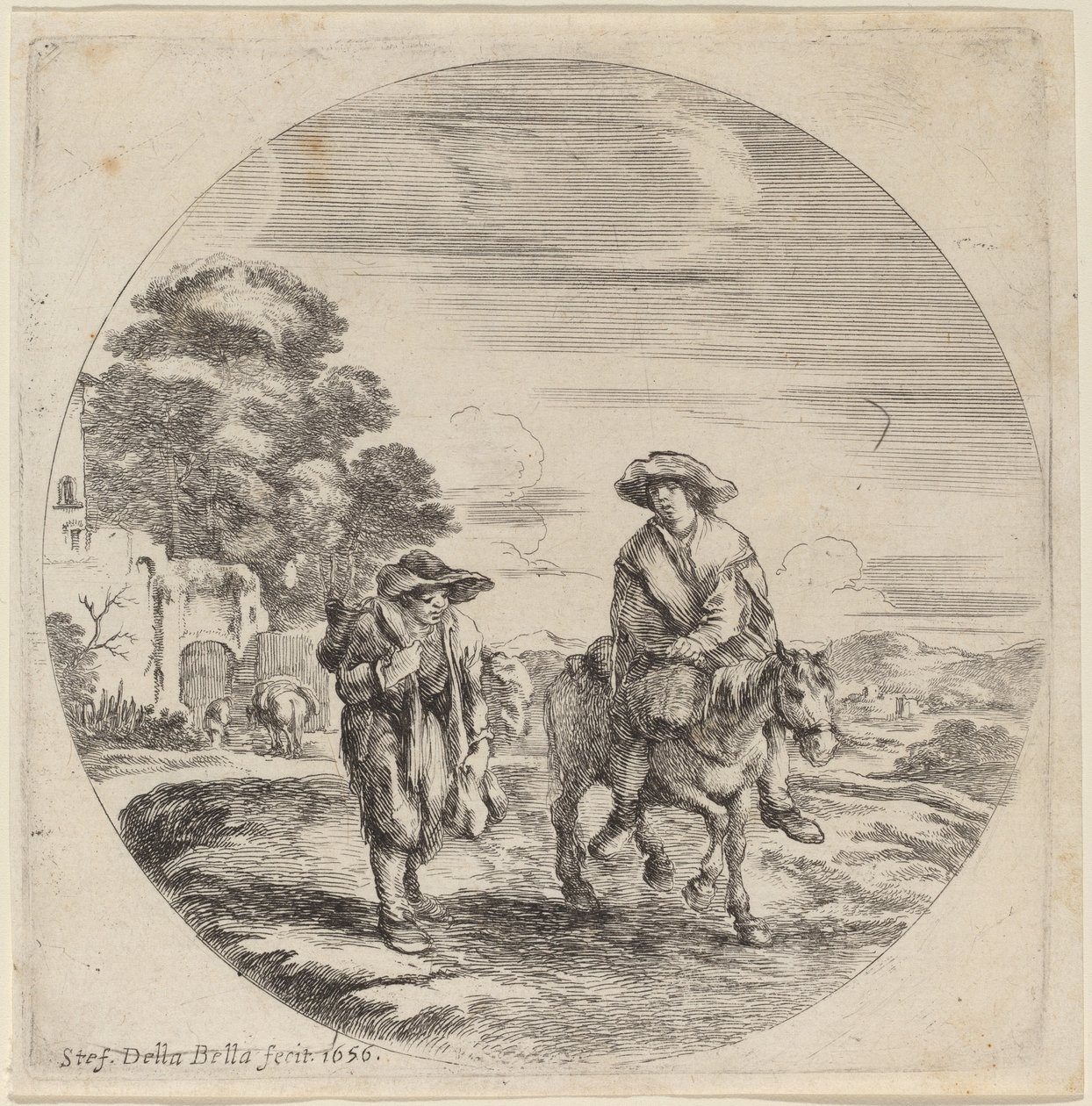 Two Peasants Traveling in a Landscape   1253670   no       norwegian Successfully Translated  Original: De duivel zaait onkruid tussen het graan Translat: De duivel zaait onkruid tussen het graan 1386559 no norwegian Successfully Translated Original: Child av Stefano della Bella